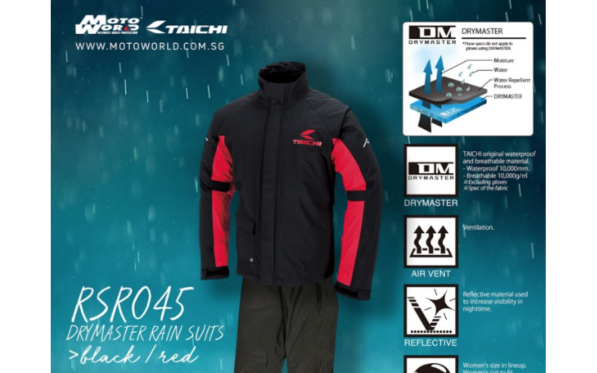 RS Taichi RSR045 Drymaster Rain Suit review